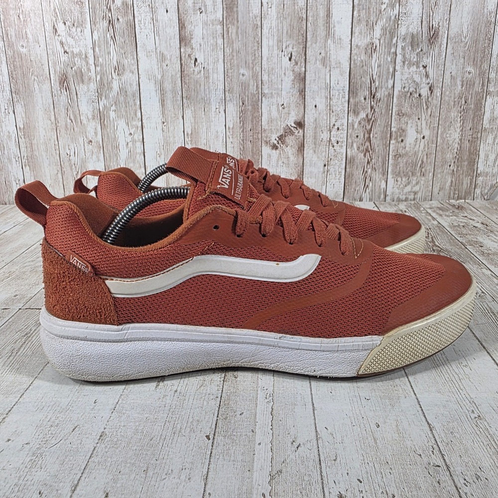 Vans UltraRange Rapidweld Burnt Orange Rust Mens Sneakers 11 Low Top 500383